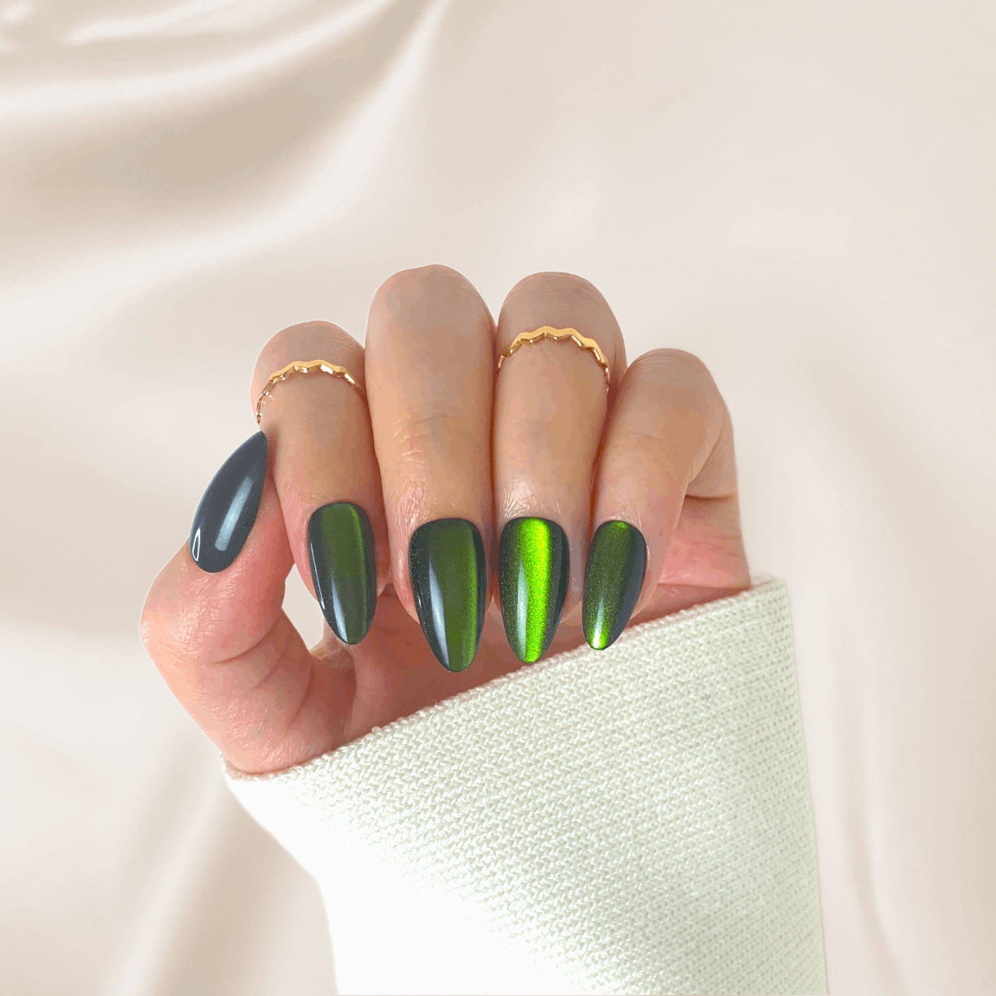 Avatar Green Qeera Nails-faux-ongles-press-on-nails