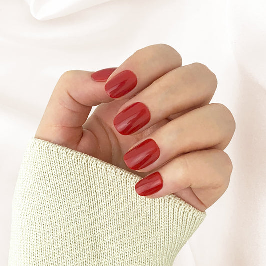 Cherry - Qeera Nails - Faux ongles réutilisables