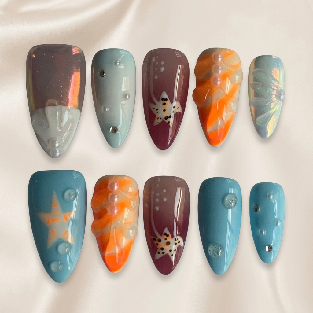 Porto Qeera Nails-faux-ongles-press-on-nails
