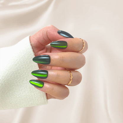 Avatar Green Qeera Nails-faux-ongles-press-on-nails
